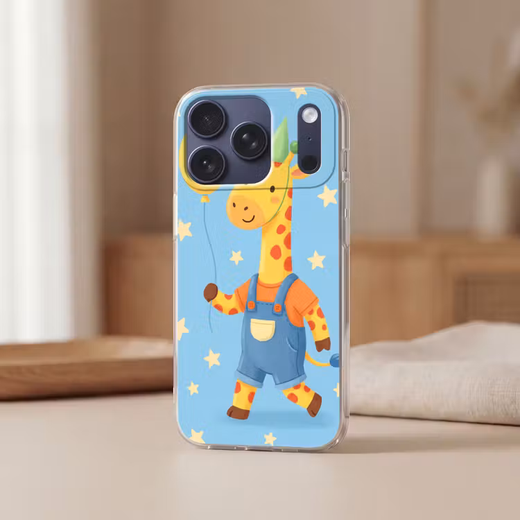 Handyhülle - Tiere – Giraffe – Luftballon – Party – Kinderzimmer — 3