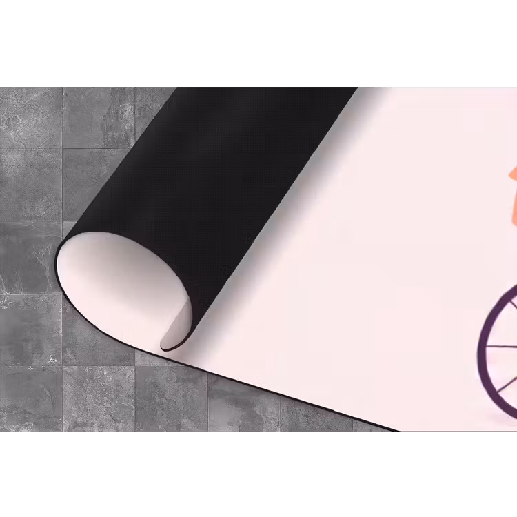 Küchenläufer - Tiere – Fahrrad – Freundschaft – Illustration – Rosa — 4