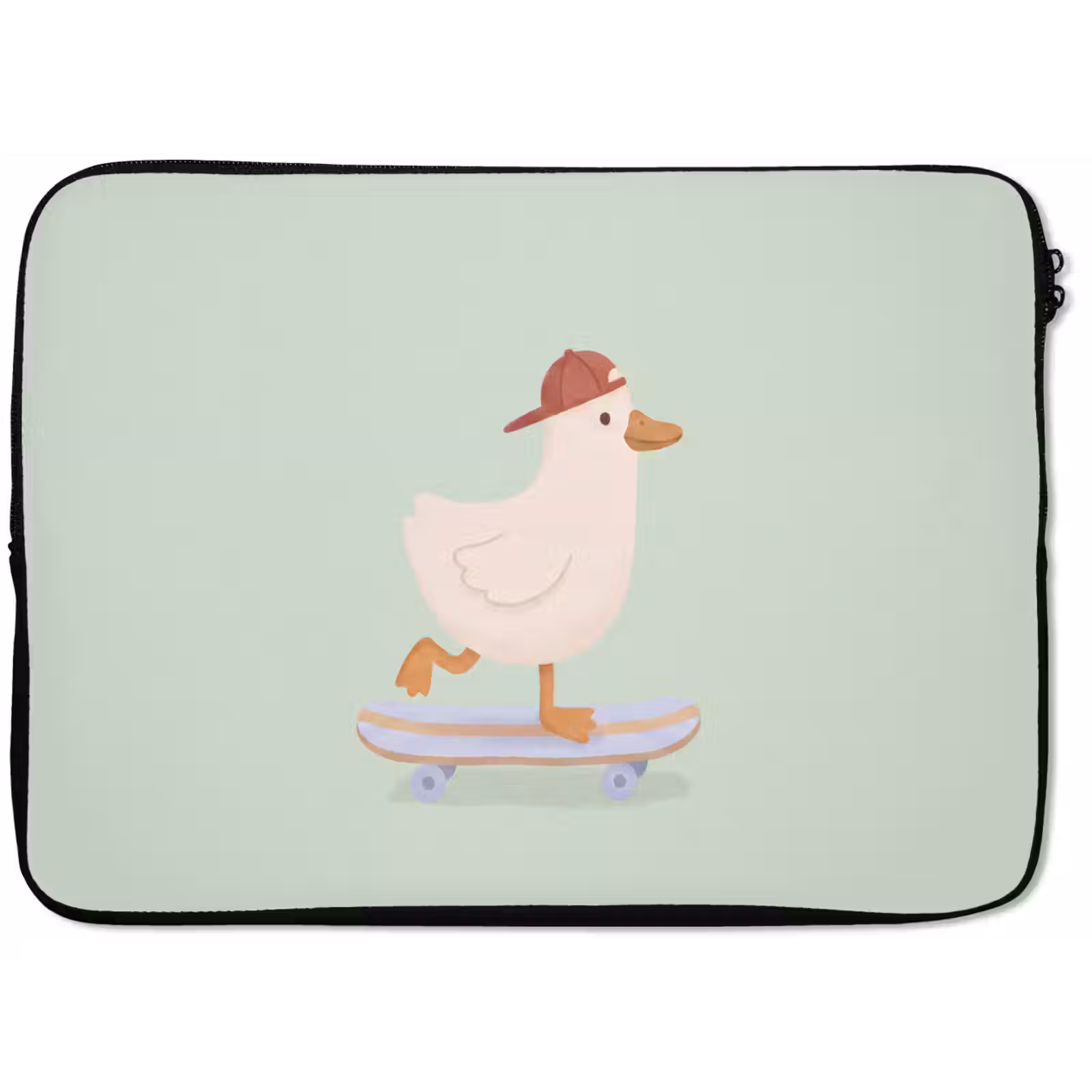 Laptop hülle - Vogel – Skateboard – Tiere – Cartoon – Verspielt — 1