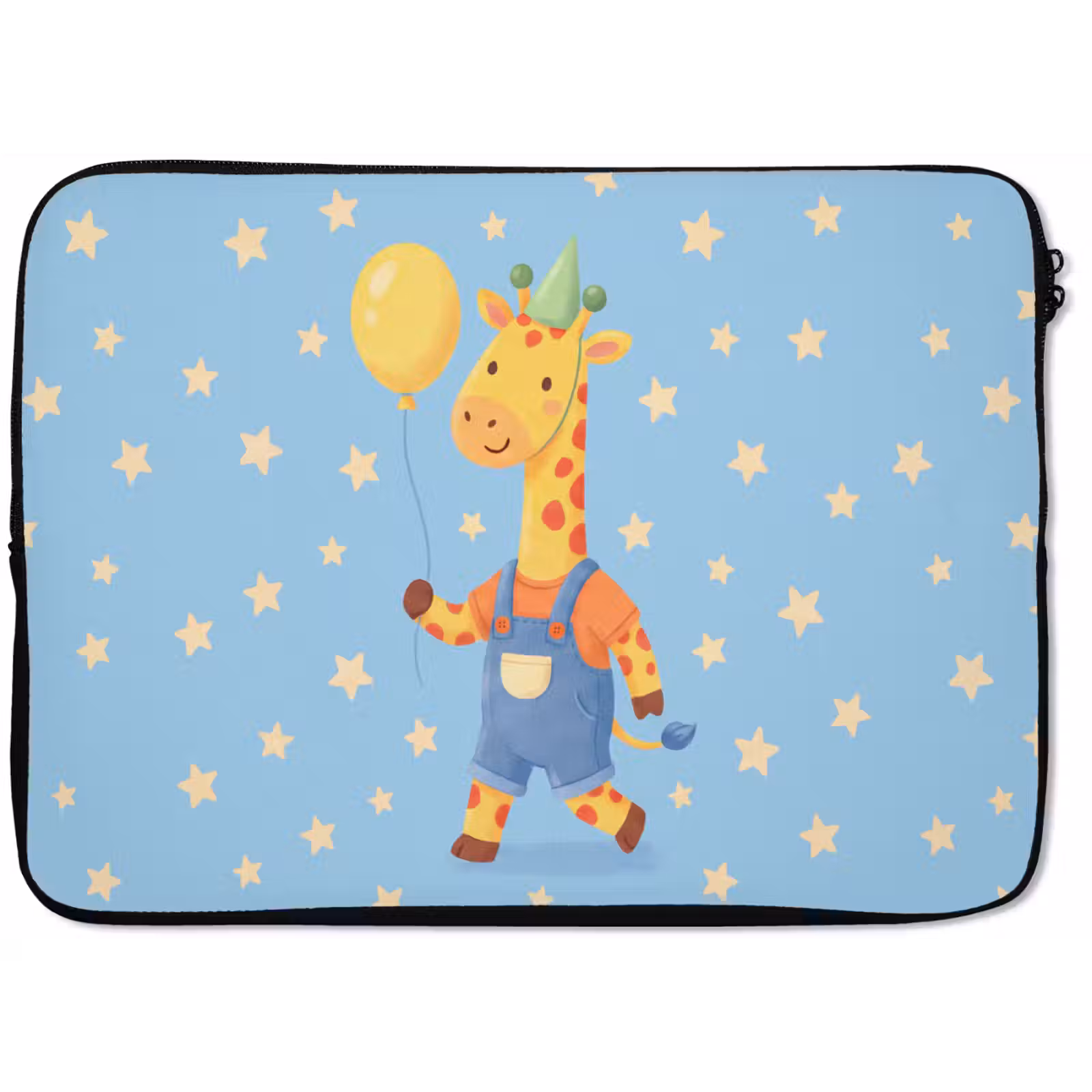 Laptop hülle - Tiere – Giraffe – Luftballon – Party – Kinderzimmer — 1