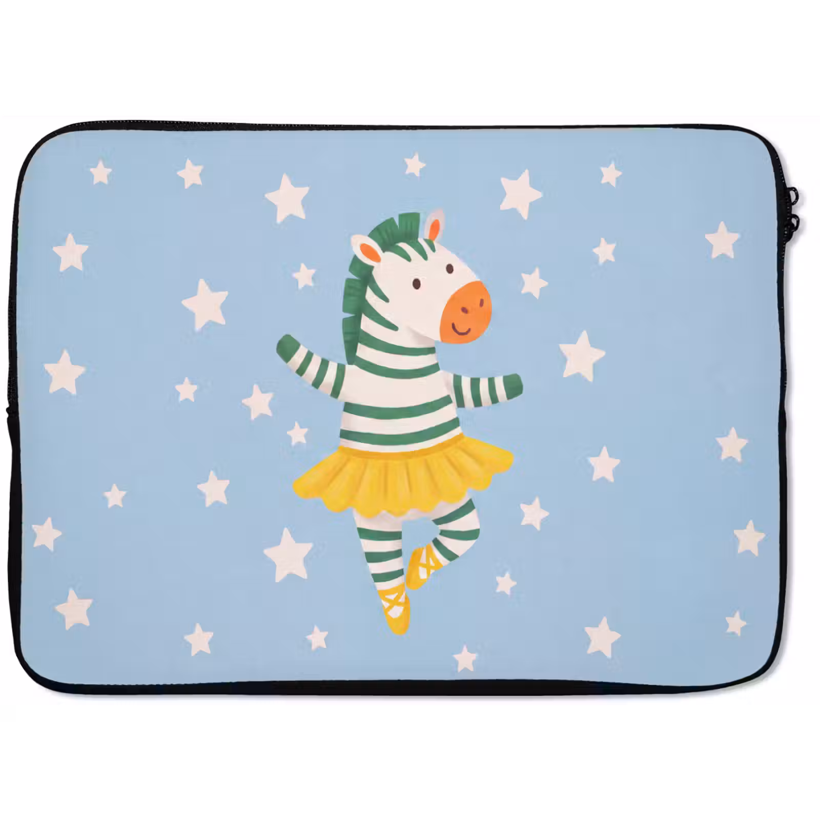 Laptop hülle - Tiere – Tanz – Illustration – Kinderzimmer – Sterne — 1