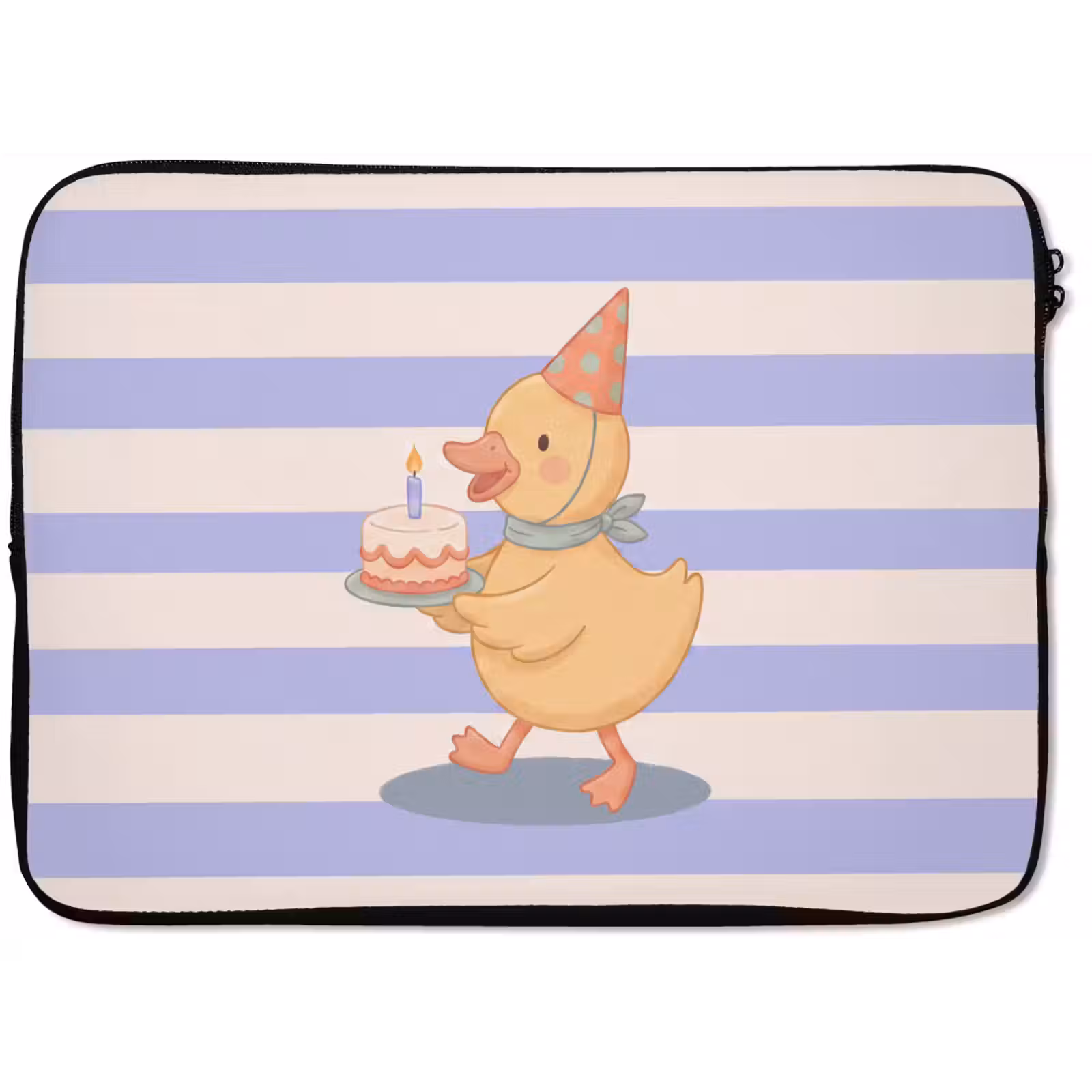 Laptop hülle - Vogel – Fest – Torte – Kinder – Illustration — 1