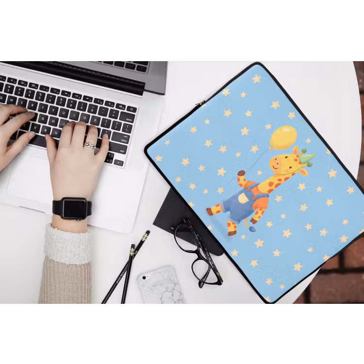 Laptop hülle - Tiere – Giraffe – Luftballon – Party – Kinderzimmer — 3
