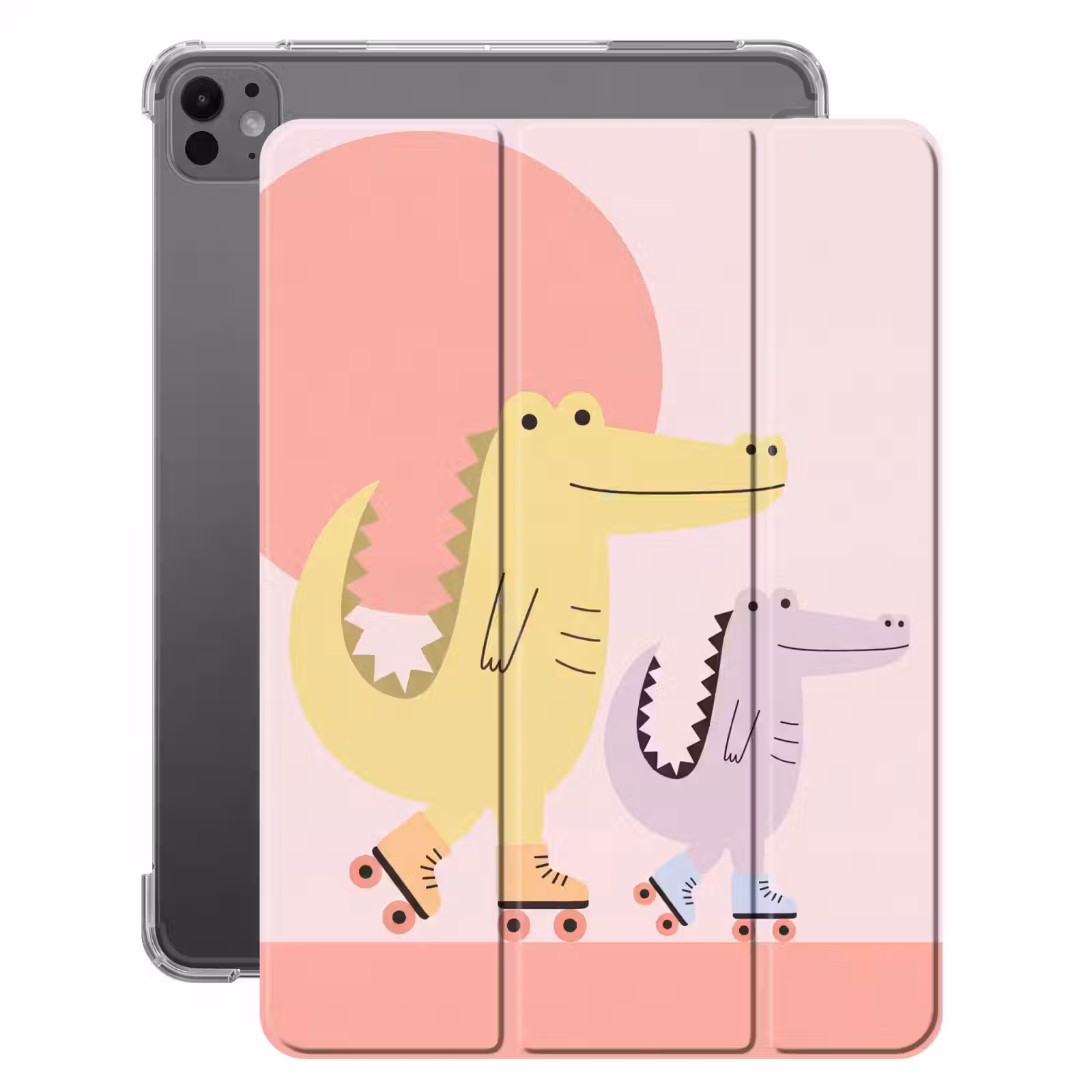 Tiere – Skaten – Illustration – Verspielt – Rosa — 1