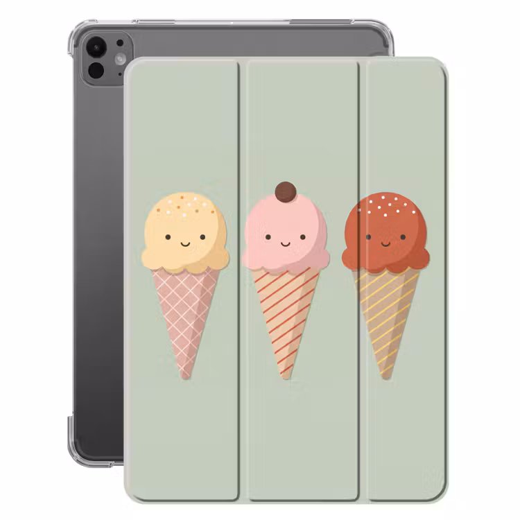 Eis – Eistüten – Essen – Illustration – Fröhlich — 1