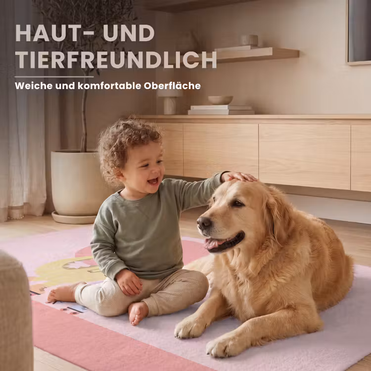 Teppich - Tiere – Skaten – Illustration – Verspielt – Rosa — 6
