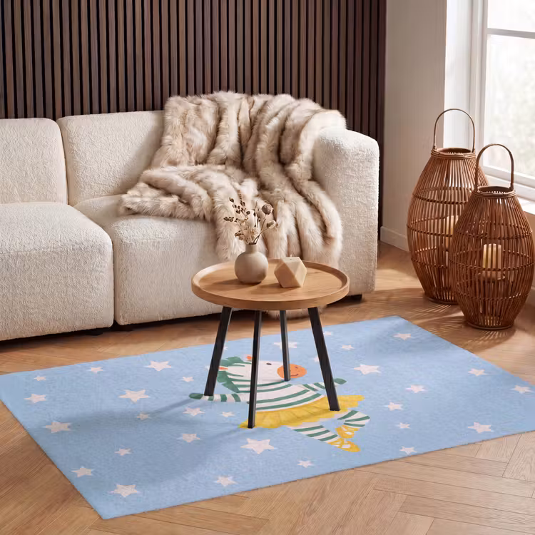 Teppich - Tiere – Tanz – Illustration – Kinderzimmer – Sterne — 3