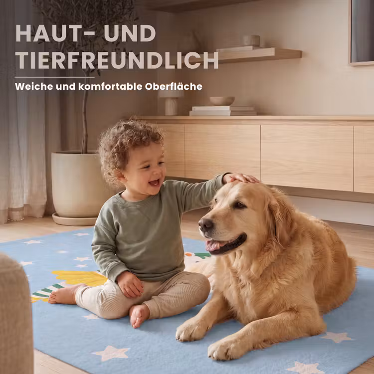 Teppich - Tiere – Tanz – Illustration – Kinderzimmer – Sterne — 6