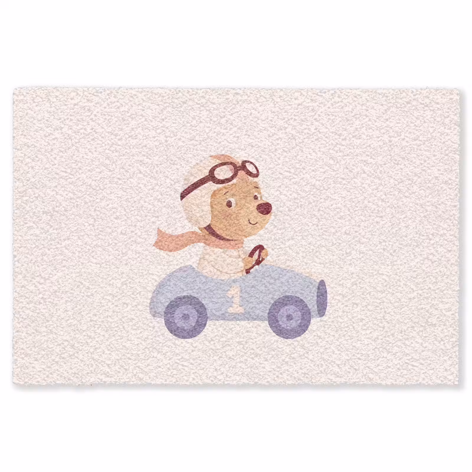Teppich - Bär – Auto – Kinderzimmer – Cartoon – Verspielt — 1
