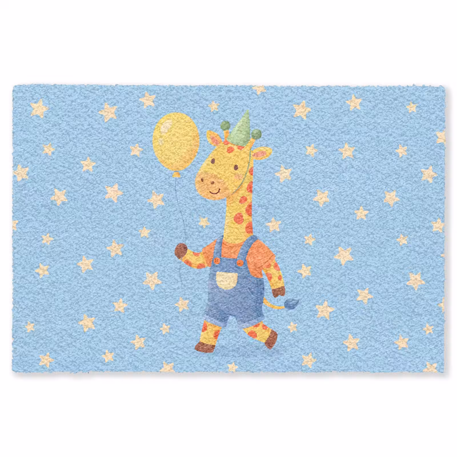 Teppich - Tiere – Giraffe – Luftballon – Party – Kinderzimmer — 1