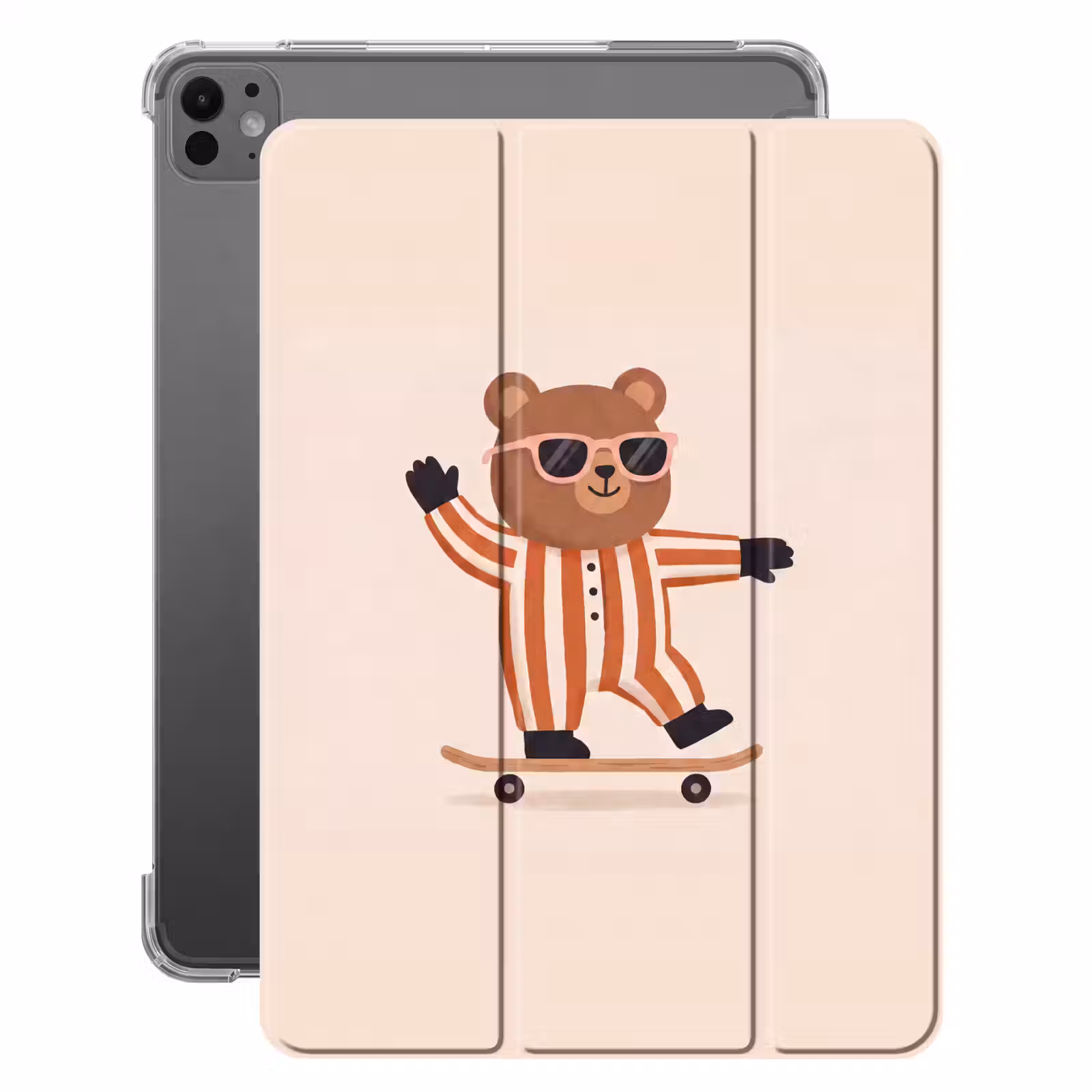 Tiere – Skateboard – Spiel – Zeichentrick – Rosa — 1