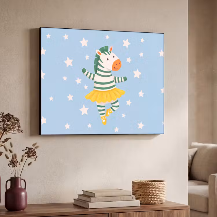 Art Frame - Tiere – Tanz – Illustration – Kinderzimmer – Sterne — 3