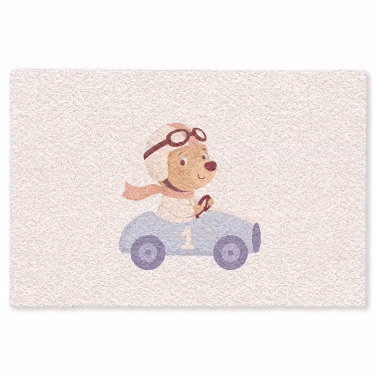 Teppich - Bär – Auto – Kinderzimmer – Cartoon – Verspielt — 1