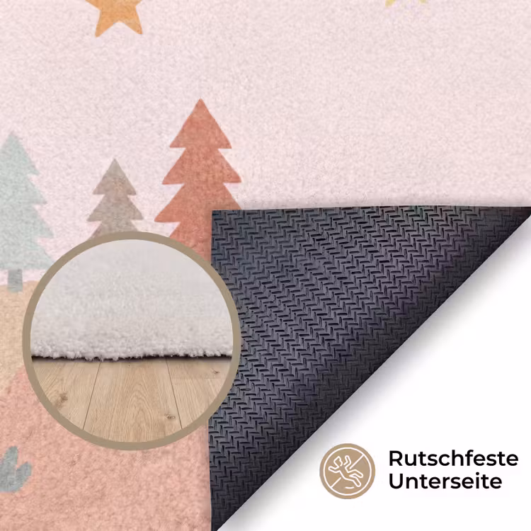 Teppich - Sonne – Mond – Sterne – Kinderzimmer – Pastell — 4