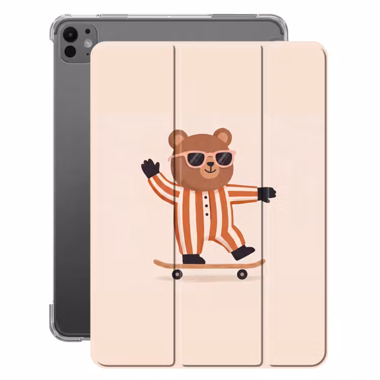 Tiere – Skateboard – Spiel – Zeichentrick – Rosa — 1