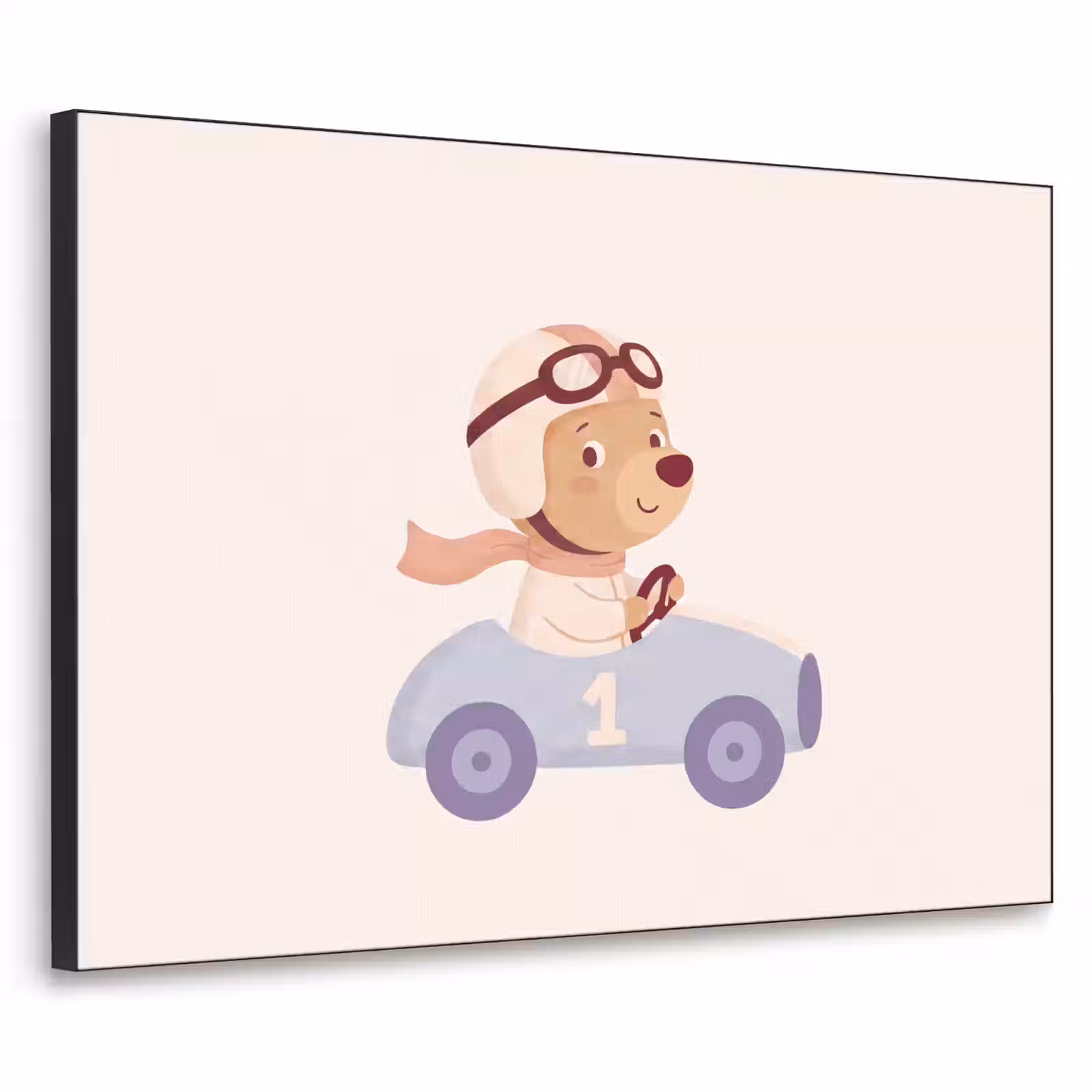 Art Frame - Bär – Auto – Kinderzimmer – Cartoon – Verspielt — 1