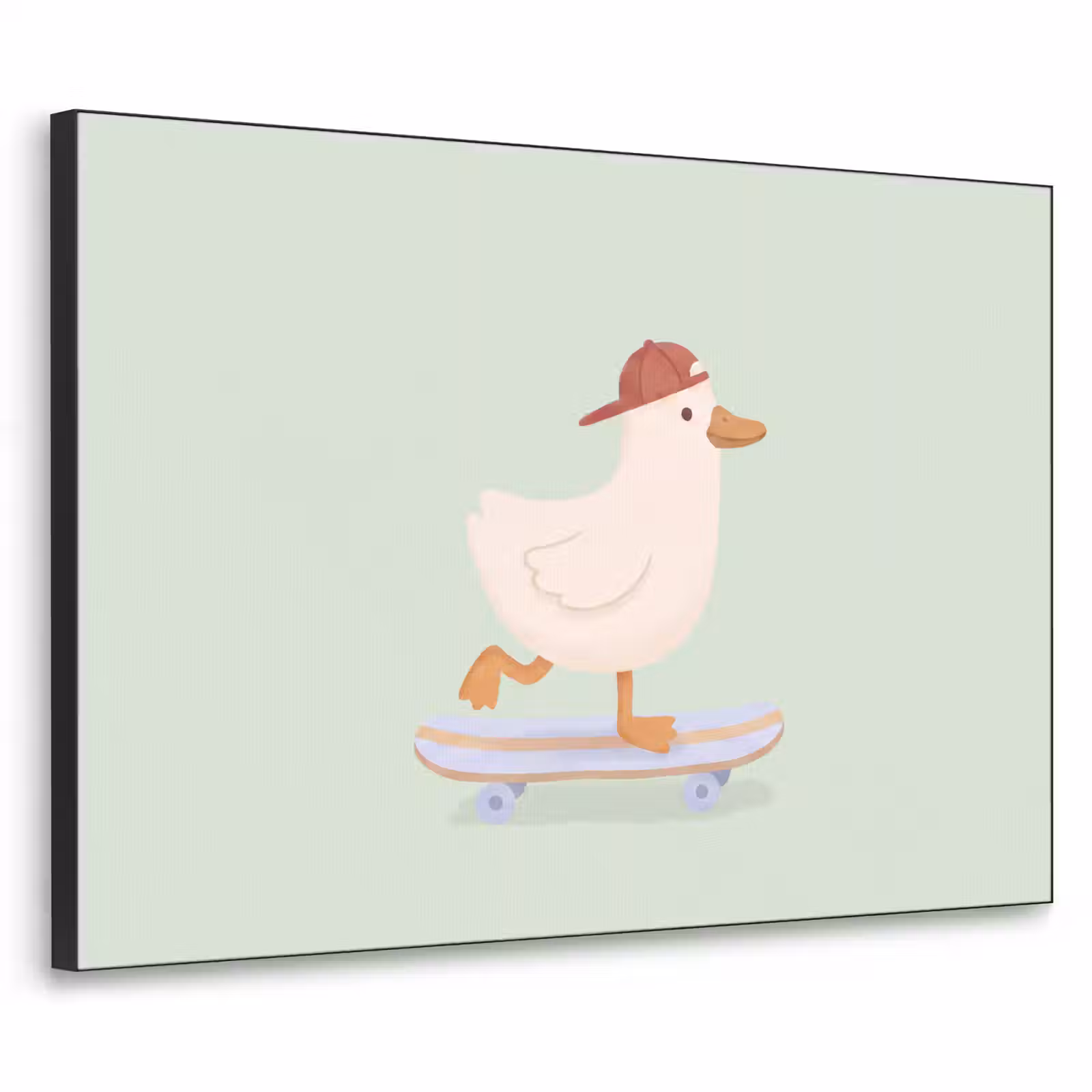 Art Frame - Vogel – Skateboard – Tiere – Cartoon – Verspielt — 1