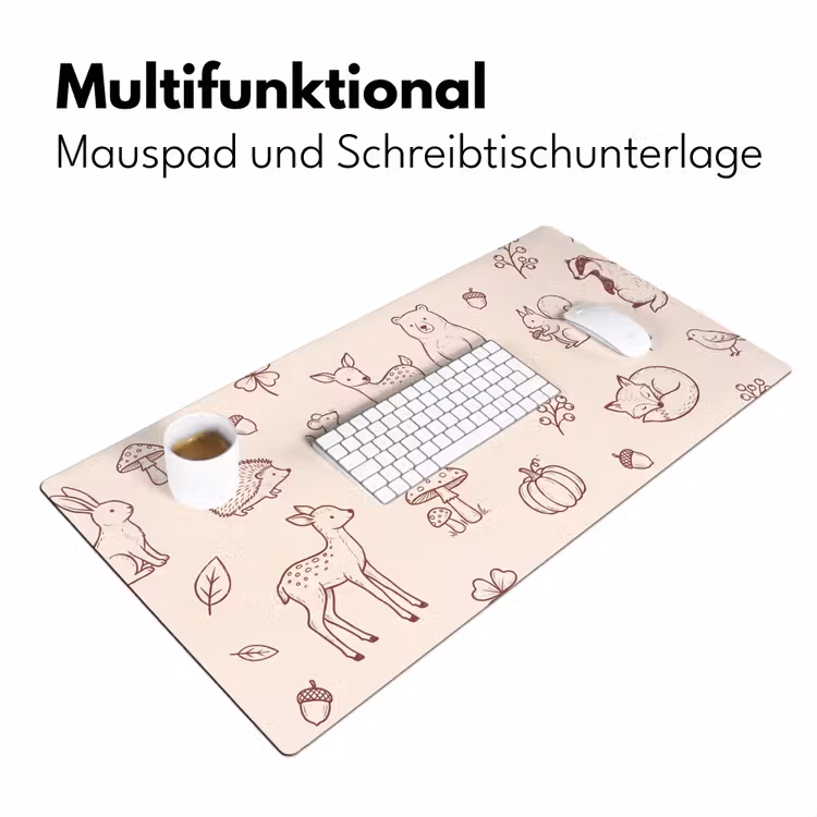 Schreibtischunterlage - Tiere – Wald – Natur – Skizze – Muster — 4