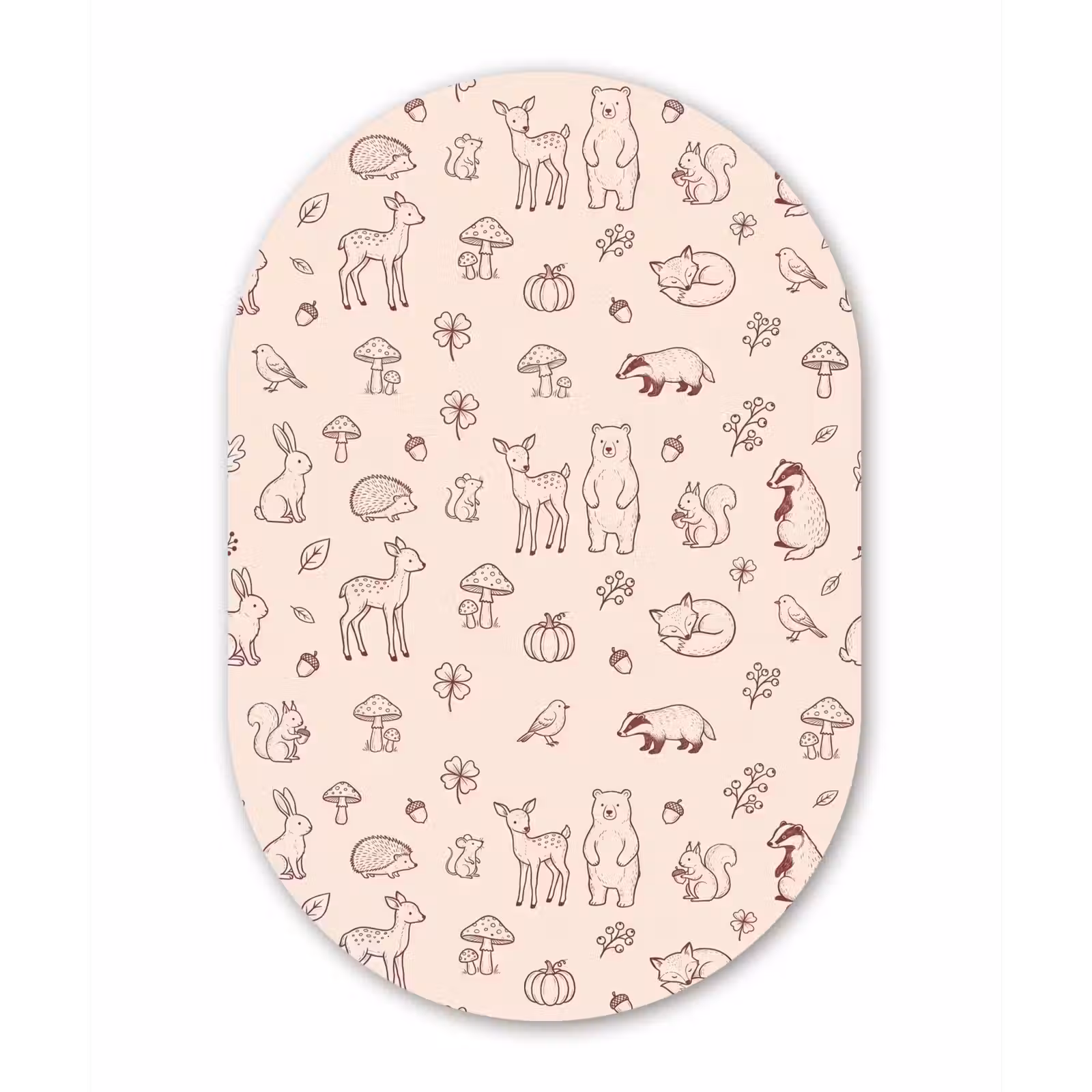 Forexbild Oval - Tiere – Wald – Natur – Skizze – Muster — 1
