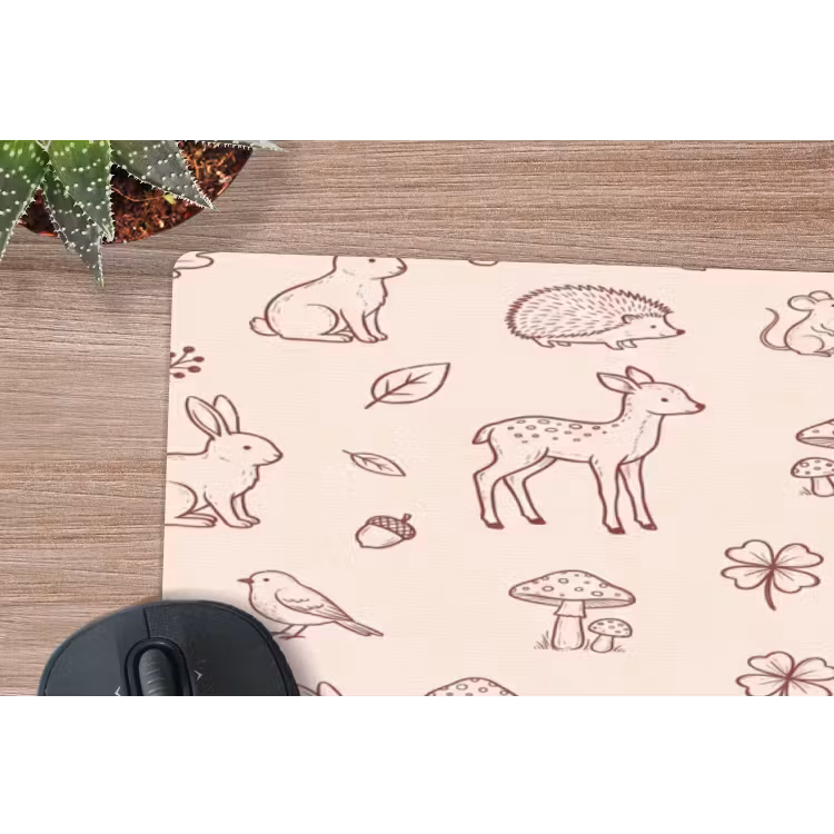 Mauspad - Tiere – Wald – Natur – Skizze – Muster — 5