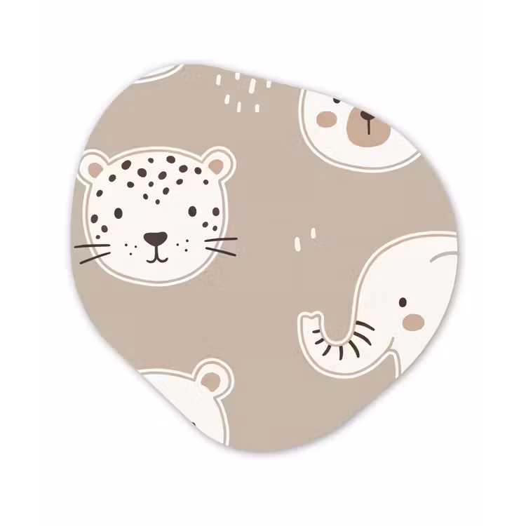 Forexbild Organische Form - Tiere – Muster – Illustration – Modern – Beige — 1