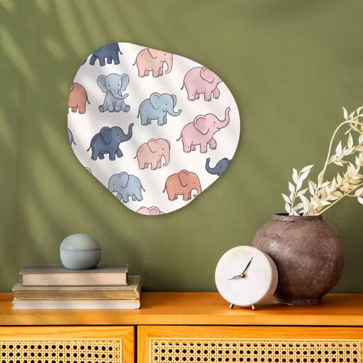 Forexbild Organische Form - Tiere – Muster – Kinderzimmer – Pastell – Verspielt — 2
