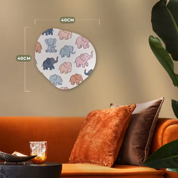 Forexbild Organische Form - Tiere – Muster – Kinderzimmer – Pastell – Verspielt — 4