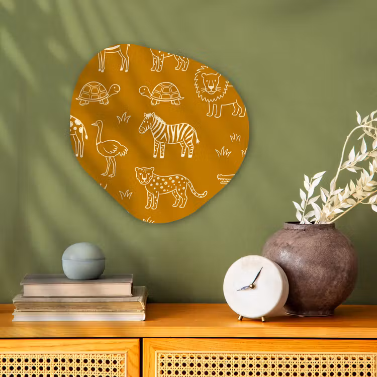 Forexbild Organische Form - Tiere – Safari – Muster – Kindlich – Ocker — 2