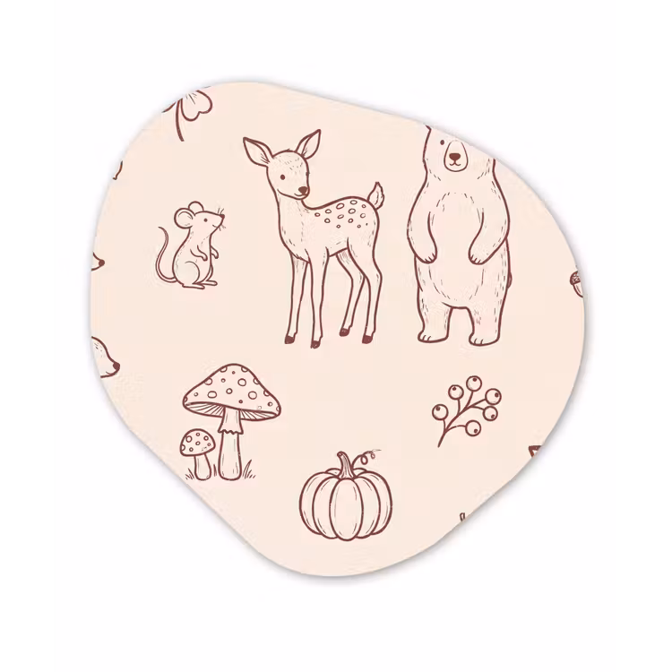 Forexbild Organische Form - Tiere – Wald – Natur – Skizze – Muster — 1