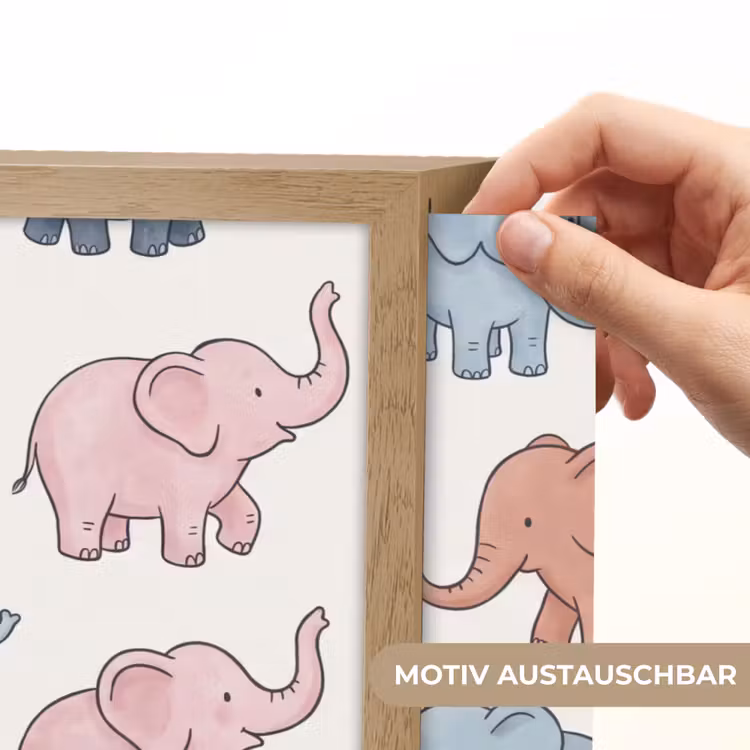 Nachtlicht Kinder - Tiere – Muster – Kinderzimmer – Pastell – Verspielt — 5