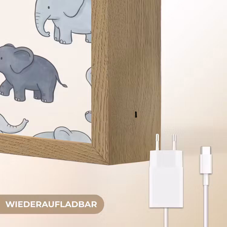 Nachtlicht Kinder - Tiere – Muster – Kinderzimmer – Pastell – Verspielt — 9