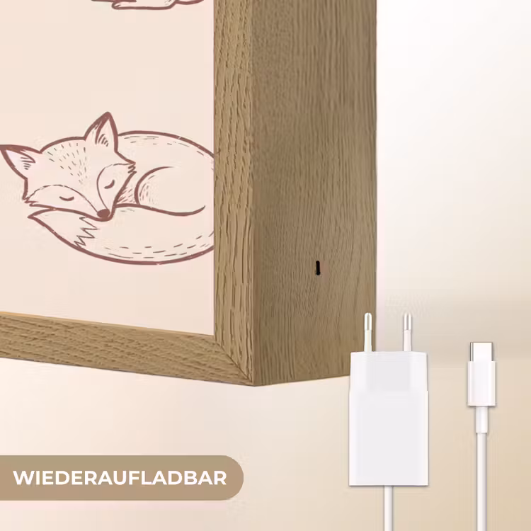 Nachtlicht Kinder - Tiere – Wald – Natur – Skizze – Muster — 9