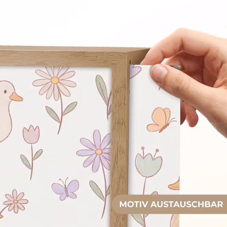 Nachtlicht Kinder - Vogel – Blumen – Muster – Pastell – Tiere — 5
