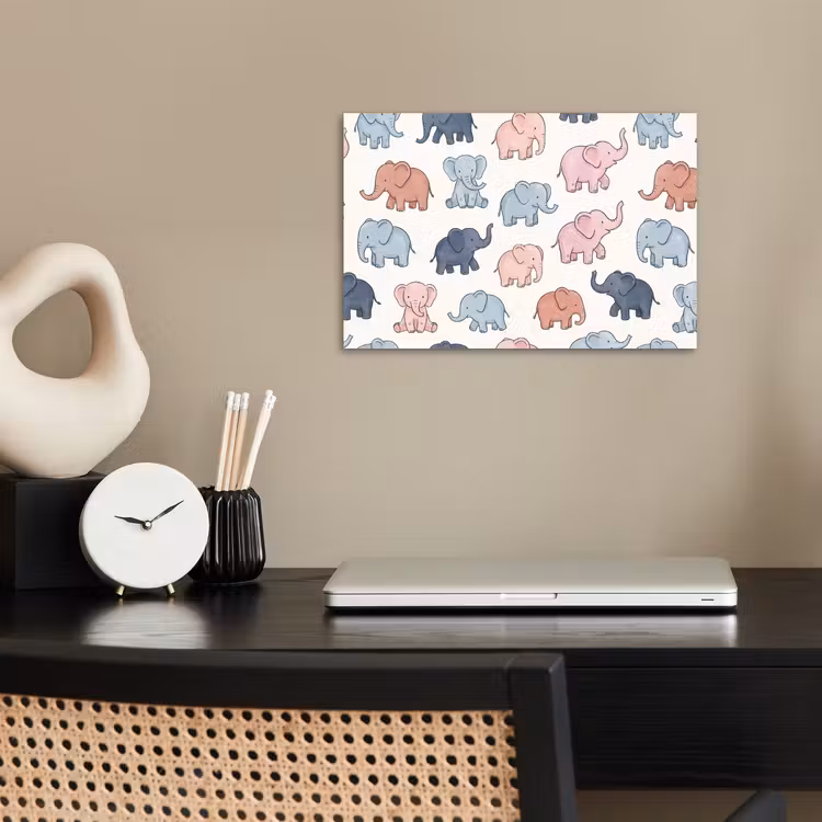 Poster - Tiere – Muster – Kinderzimmer – Pastell – Verspielt — 2
