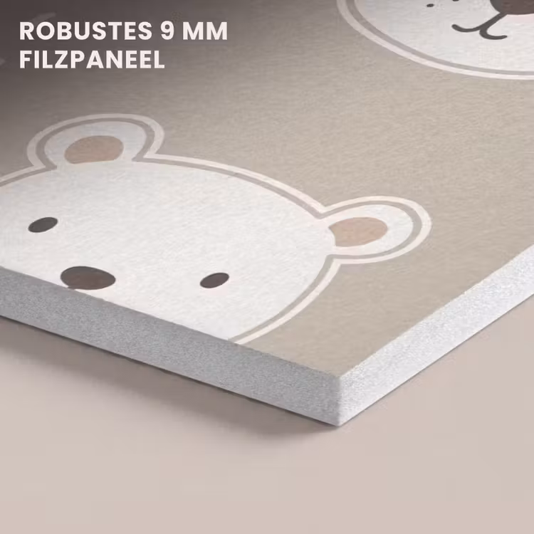 Akustikbild - Tiere – Muster – Illustration – Modern – Beige — 5