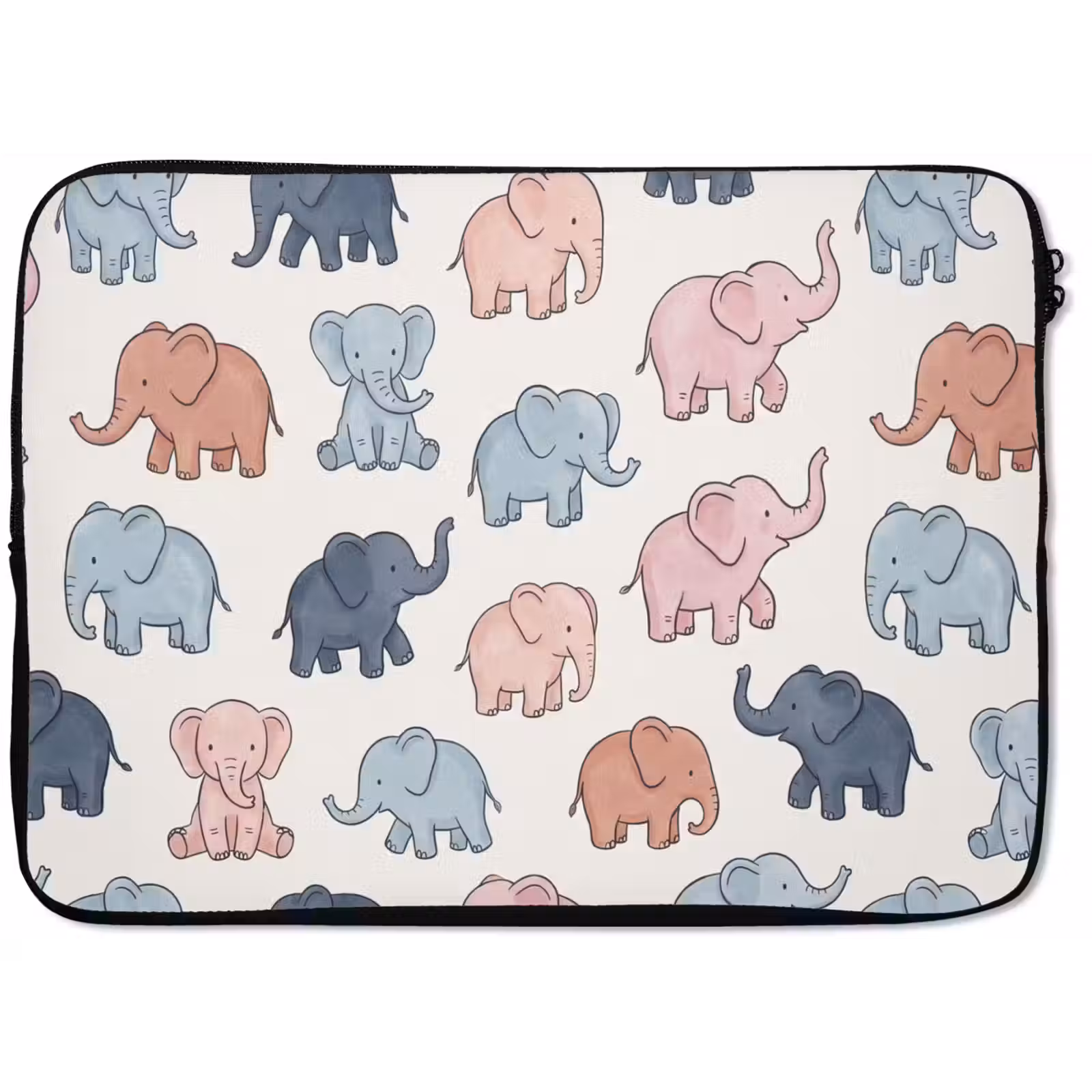 Laptop hülle - Tiere – Muster – Kinderzimmer – Pastell – Verspielt — 1