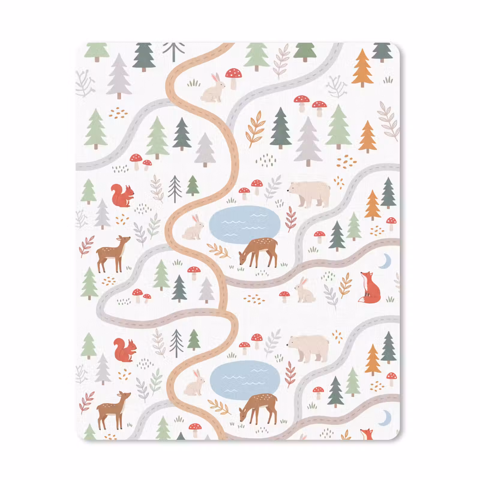 Mauspad - Tiere – Wald – Illustration — 1
