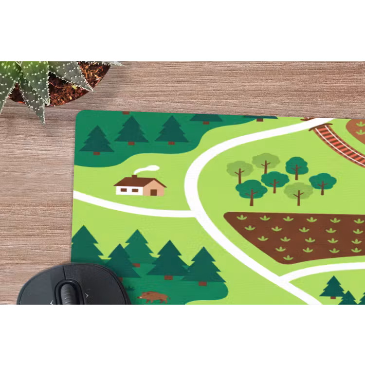 Mauspad - Landschaft – Tiere – Illustration — 5