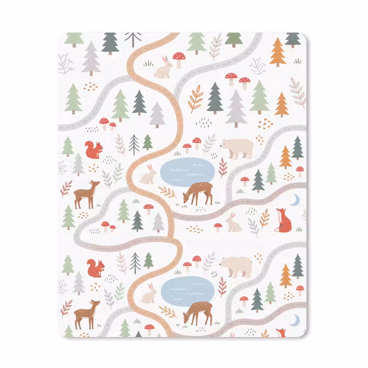 Mauspad - Tiere – Wald – Illustration — 1
