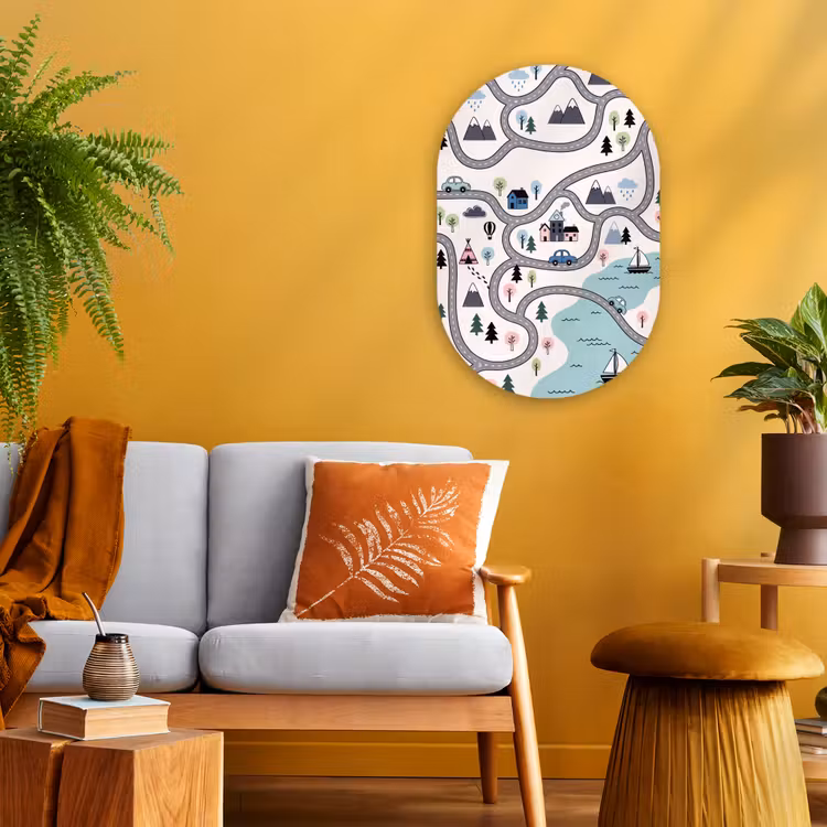 Forexbild Oval - Karte – Stadt – Kinderfreundlich — 2
