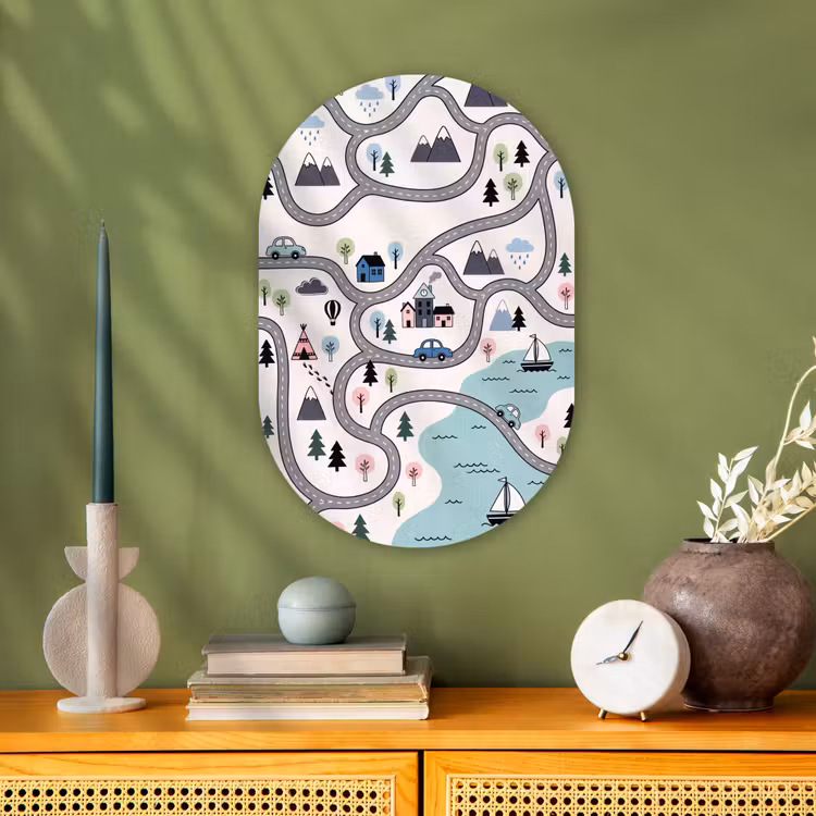 Forexbild Oval - Karte – Stadt – Kinderfreundlich — 3