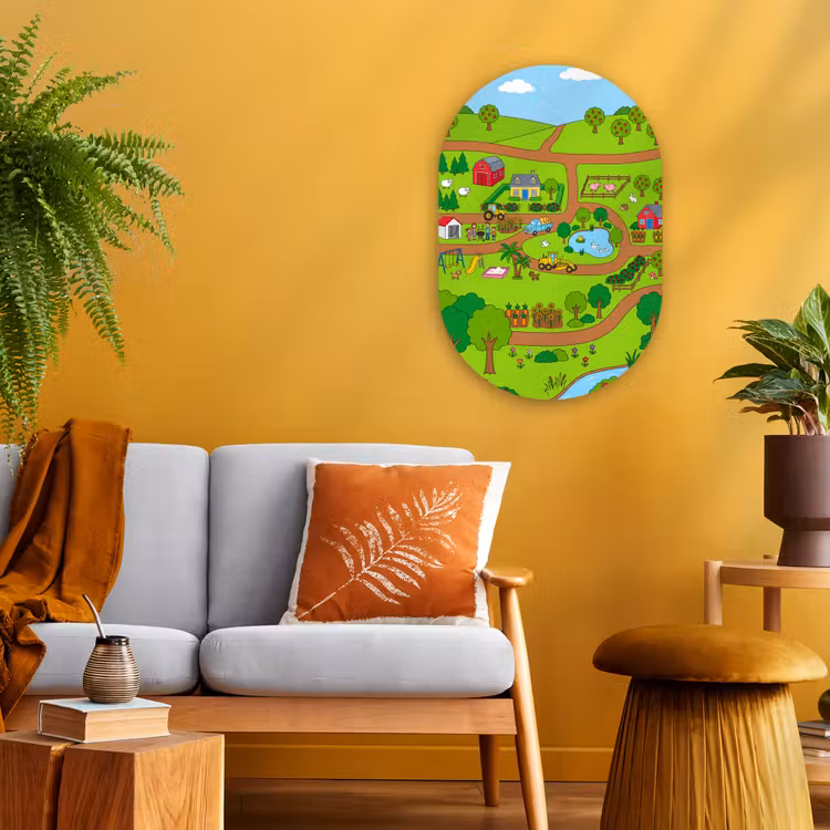 Forexbild Oval - Landleben – Tiere – Cartoon — 2