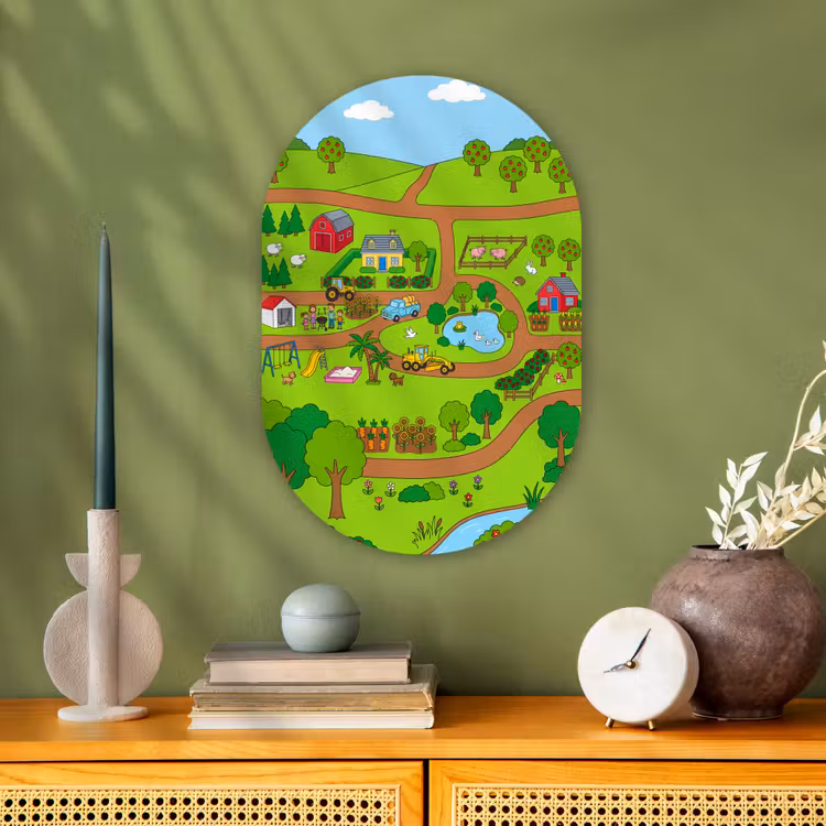 Forexbild Oval - Landleben – Tiere – Cartoon — 3