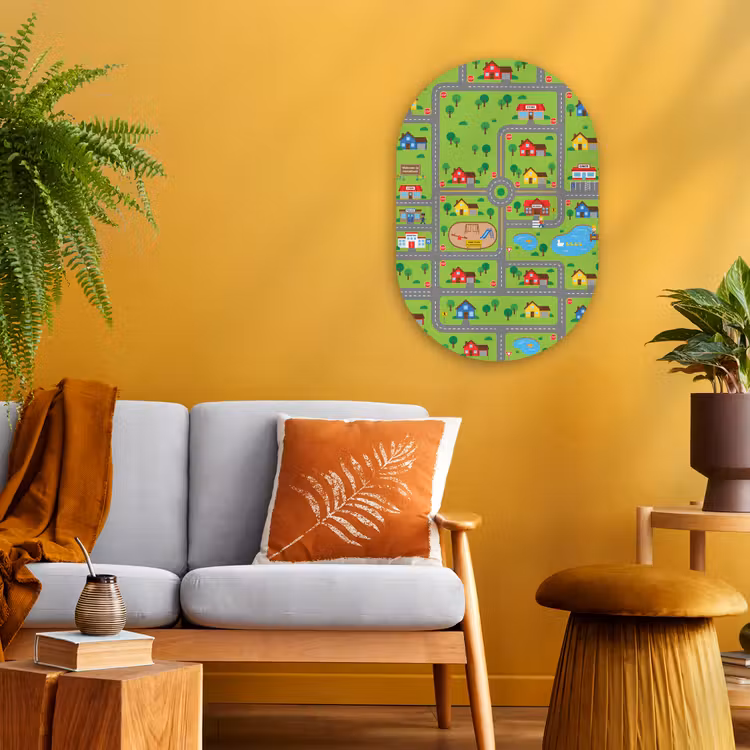 Forexbild Oval - Stadt – Straßen – Karikatur — 2