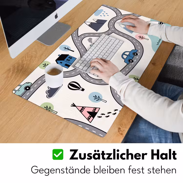 Schreibtischunterlage - Karte – Stadt – Kinderfreundlich — 3