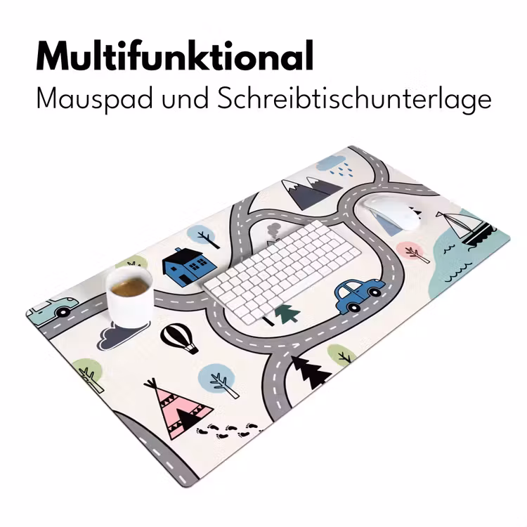Schreibtischunterlage - Karte – Stadt – Kinderfreundlich — 4