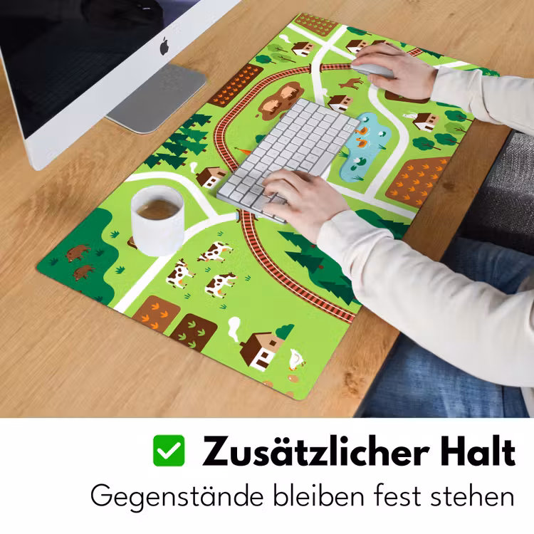Schreibtischunterlage - Landschaft – Tiere – Illustration — 3