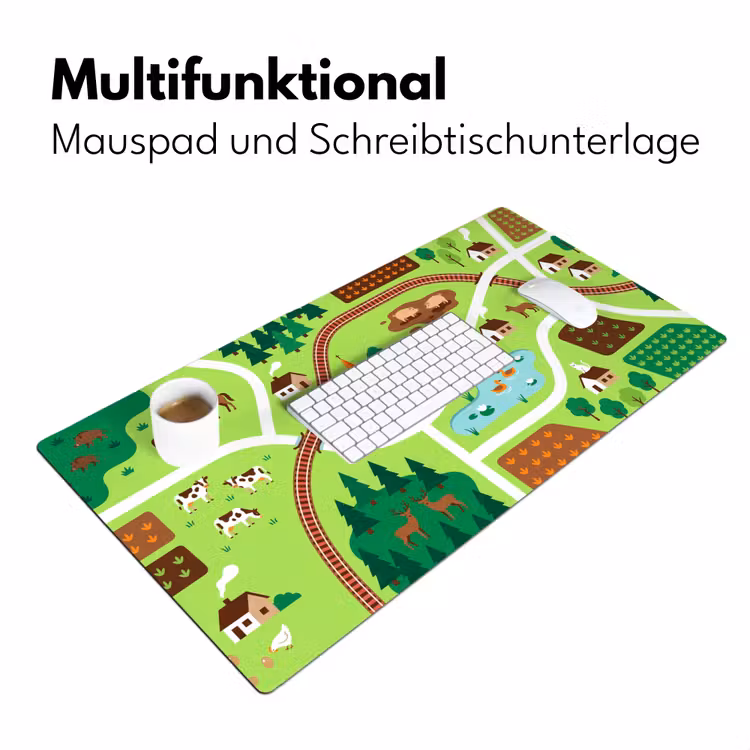 Schreibtischunterlage - Landschaft – Tiere – Illustration — 4
