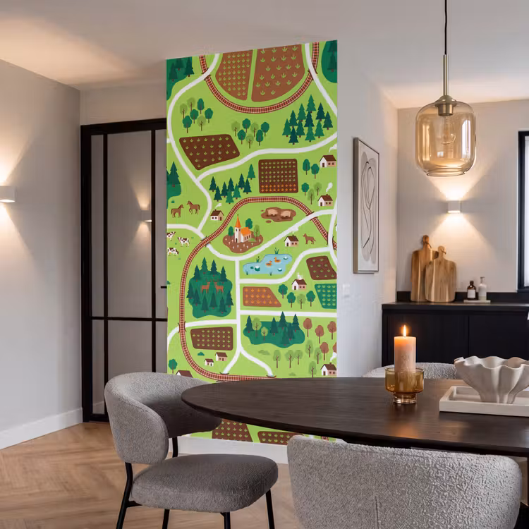 Tapete - Landschaft – Tiere – Illustration — 5