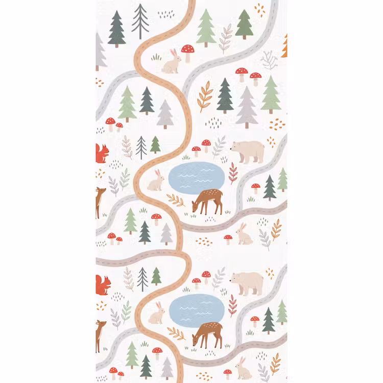 Tapete - Tiere – Wald – Illustration — 2